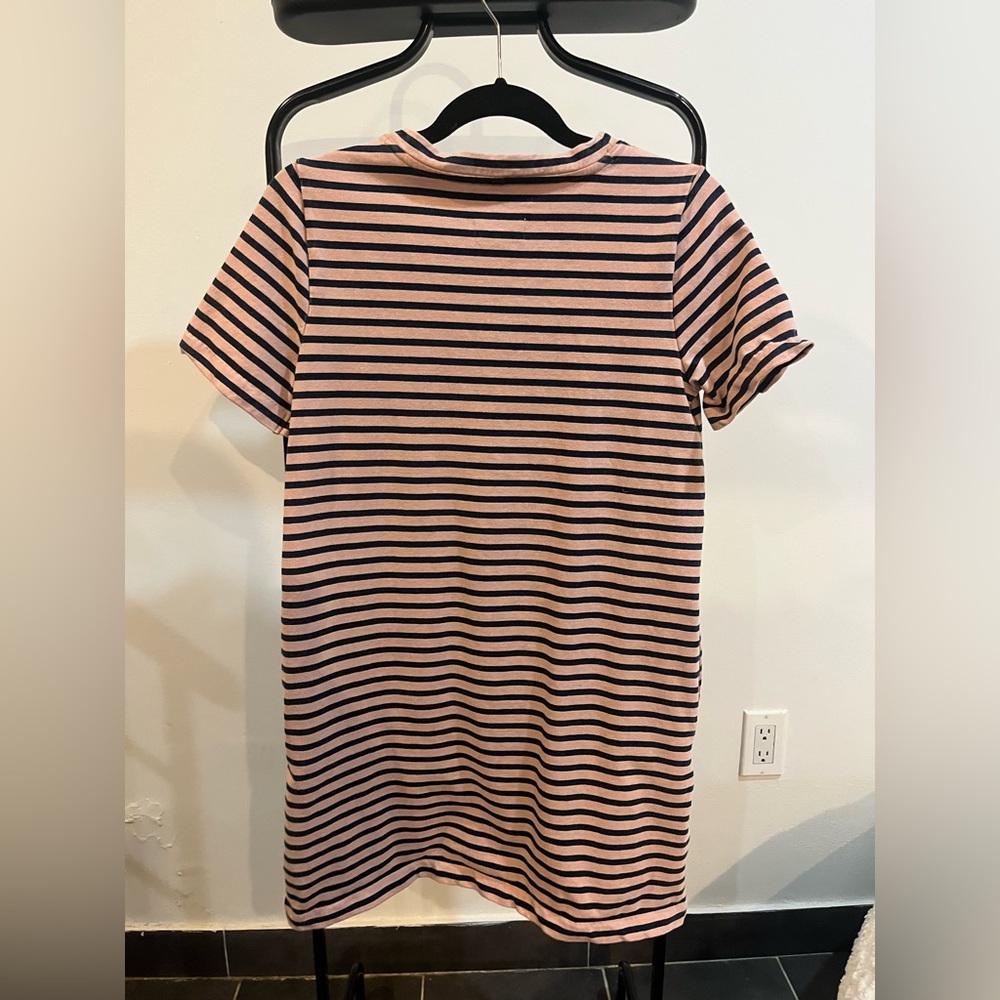 Lou & Grey Striped Pink Dress